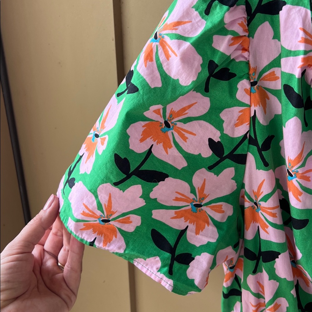 Anthropologie Somerset Mini Dress Vibrant Floral Sz S - Picture 9 of 12
